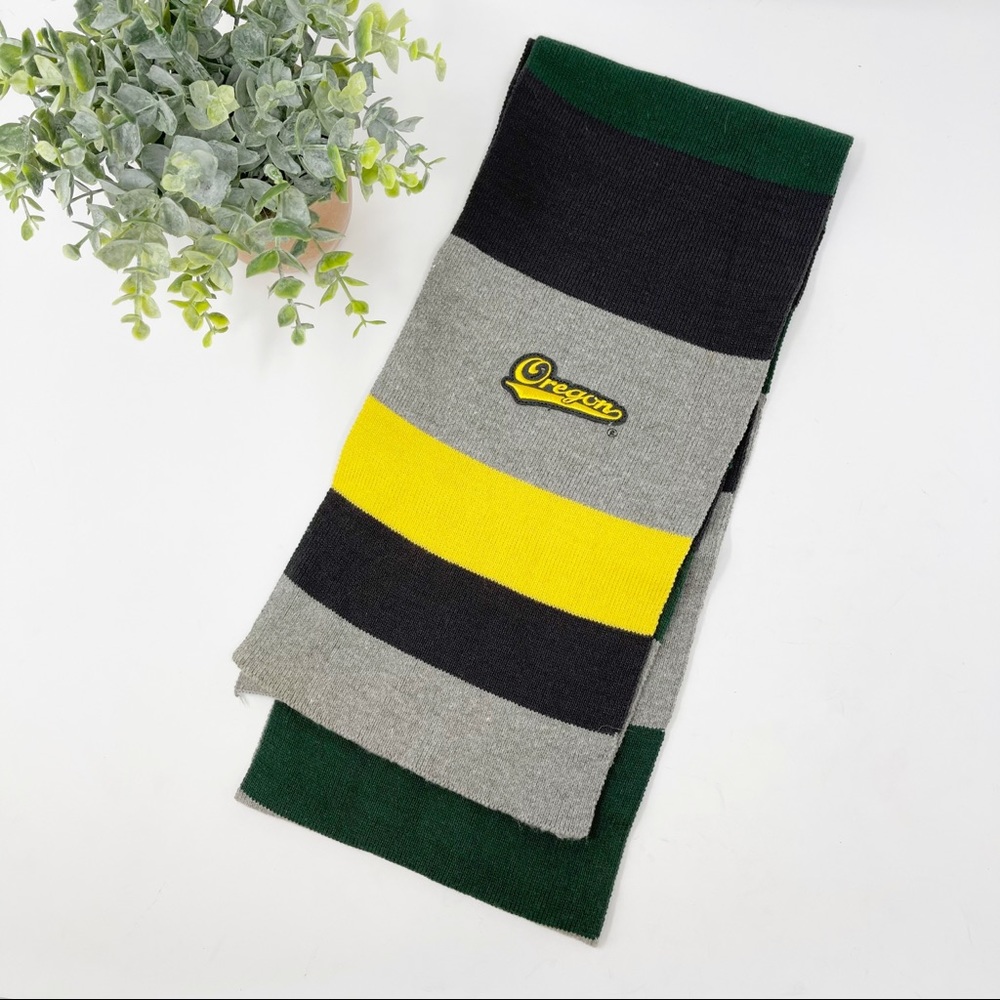 Oregon Ducks  Striped Scarf